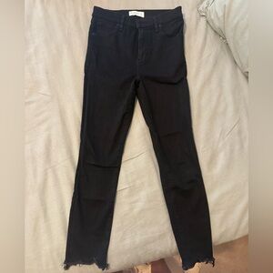 Abercrombie & Fitch Black Skinny Jeans Stretchy Fit